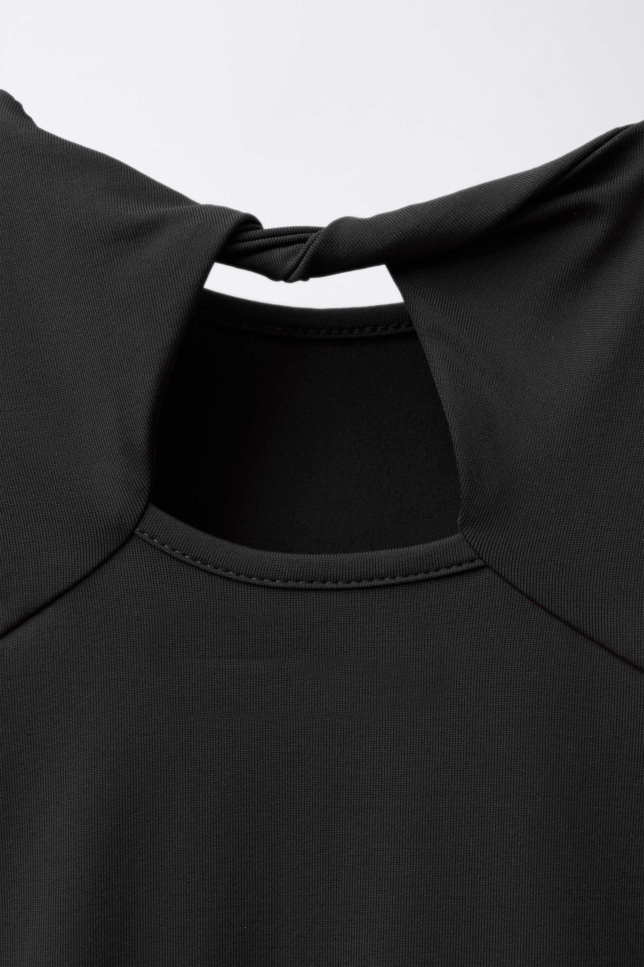 POLYAMIDE KNOTTED CUT OUT BODYSUIT